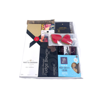 Big Box With Moet Champagne